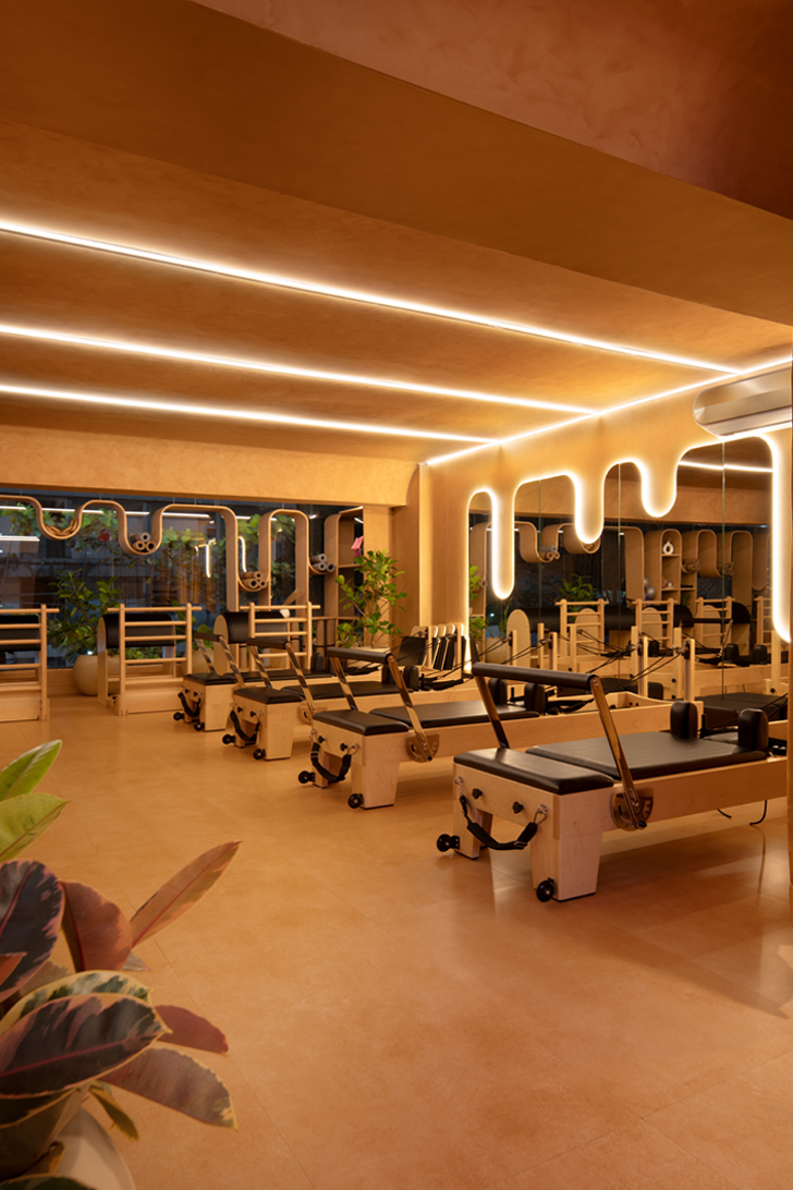 Instructor assisting a client